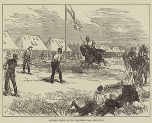 Sports athlétiques au camp des volontaires, Wimbledon